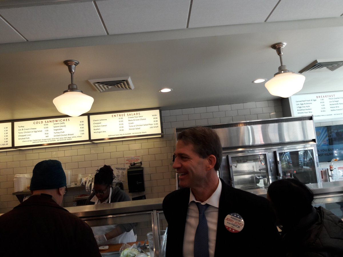 Jerry__Joyce's tweet photo. Looking for votes-and pastrami-at Manny's. #Punch20 https://t.co/HphcC6GMdP
