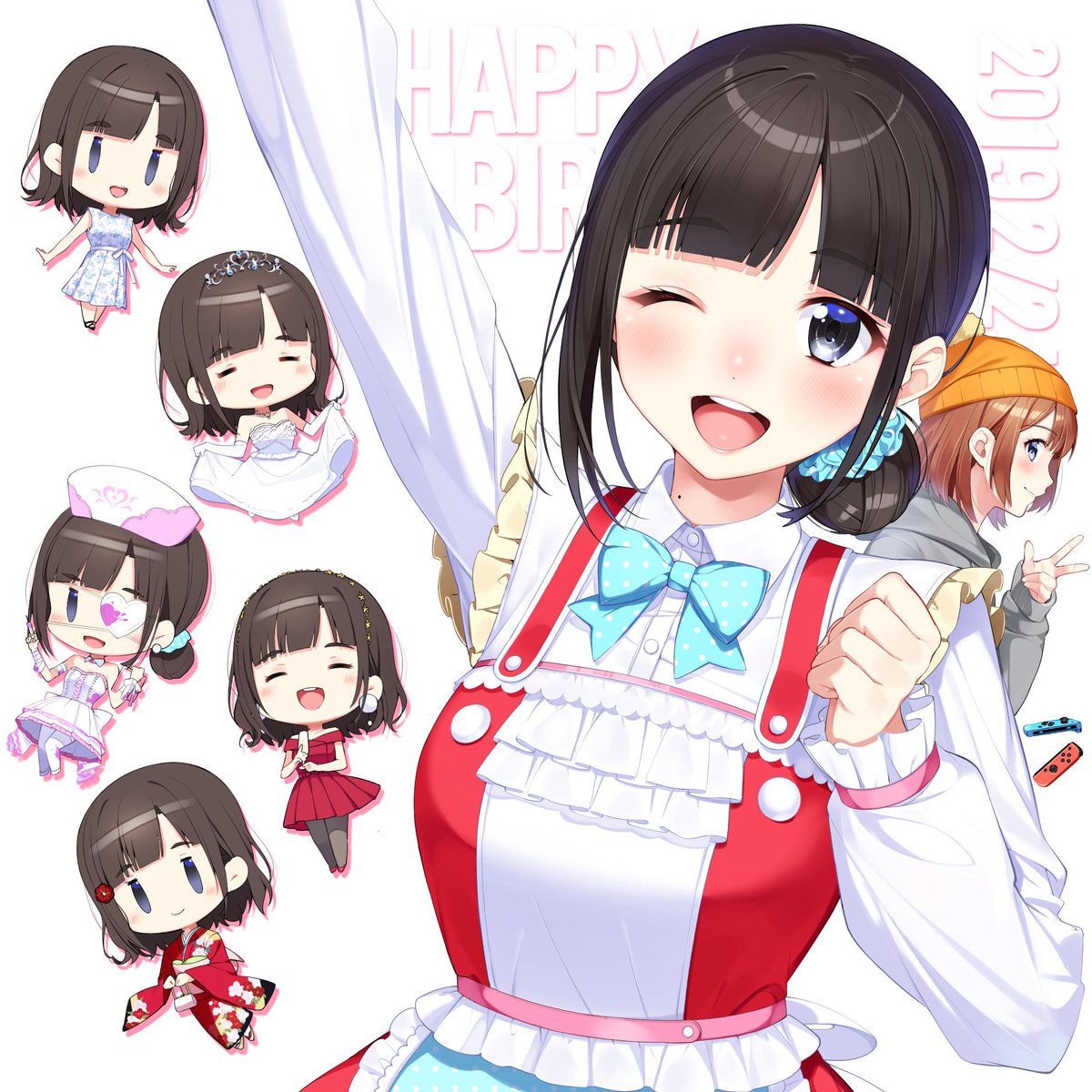 ねづみどし 金曜東a33b Suzukautako 詩子お姉さん誕生日 Amp 活動一周年おめでとうございました いつも面白い配信楽しく拝見しております 24日に絵が間に合わず遅れてのものとなりますが 目標や夢が実現できるようこれからも応援しております