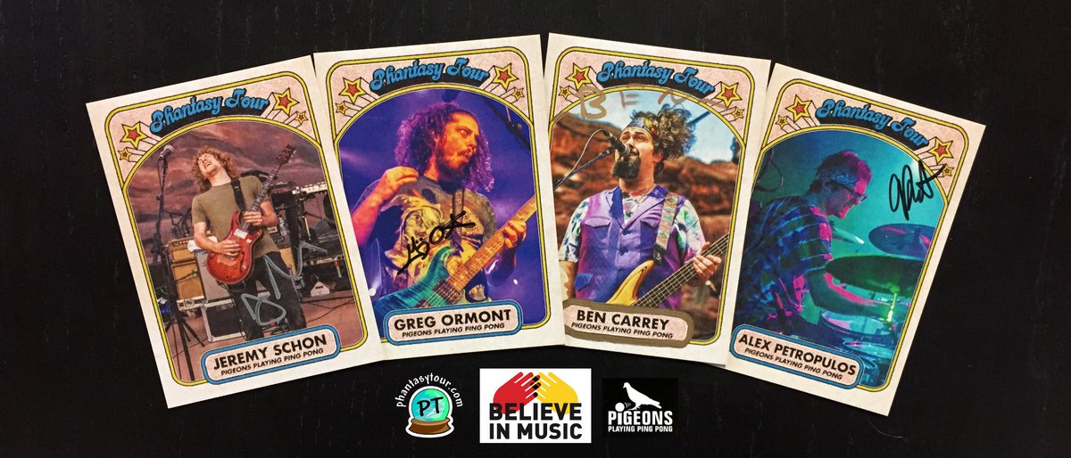 Enter our raffle for signed <a href="/pigeonsplaying/">Pigeons Playing Ping Pong</a> trading cards and support a great cause, <a href="/believeinmusic5/">believe in music</a>—empowering youth with self-expression and community engagement through music and technology education. Enter here: ptour.me/pppp-cards-raf…