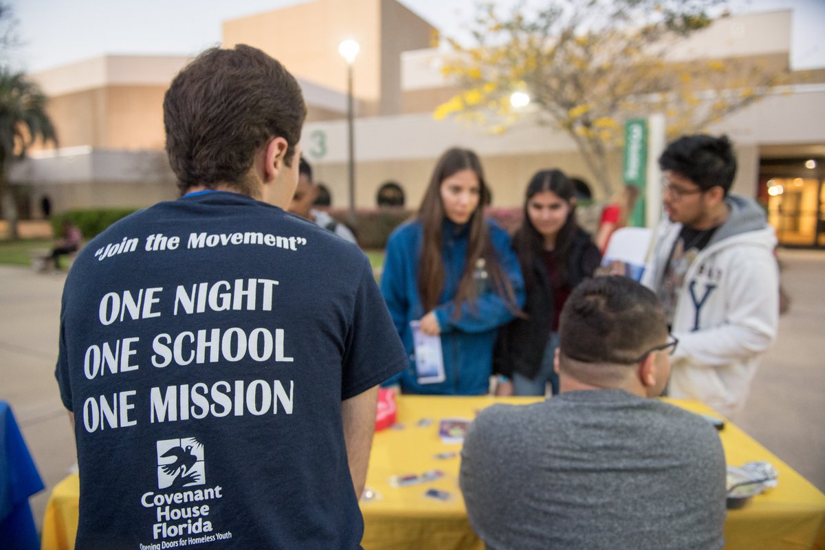 valenciacollege's tweet photo. Join us on East Campus Thursday night for Sleepout for the Homeless. Valencia College's chapter of service club @AGOPTK and @CovenantHouseFL host an evening of sleeping on the East Campus lawn to raise awareness of the challenges related to homelessness. https://t.co/RKSE37n4j4 https://t.co/UhqKdlWk96