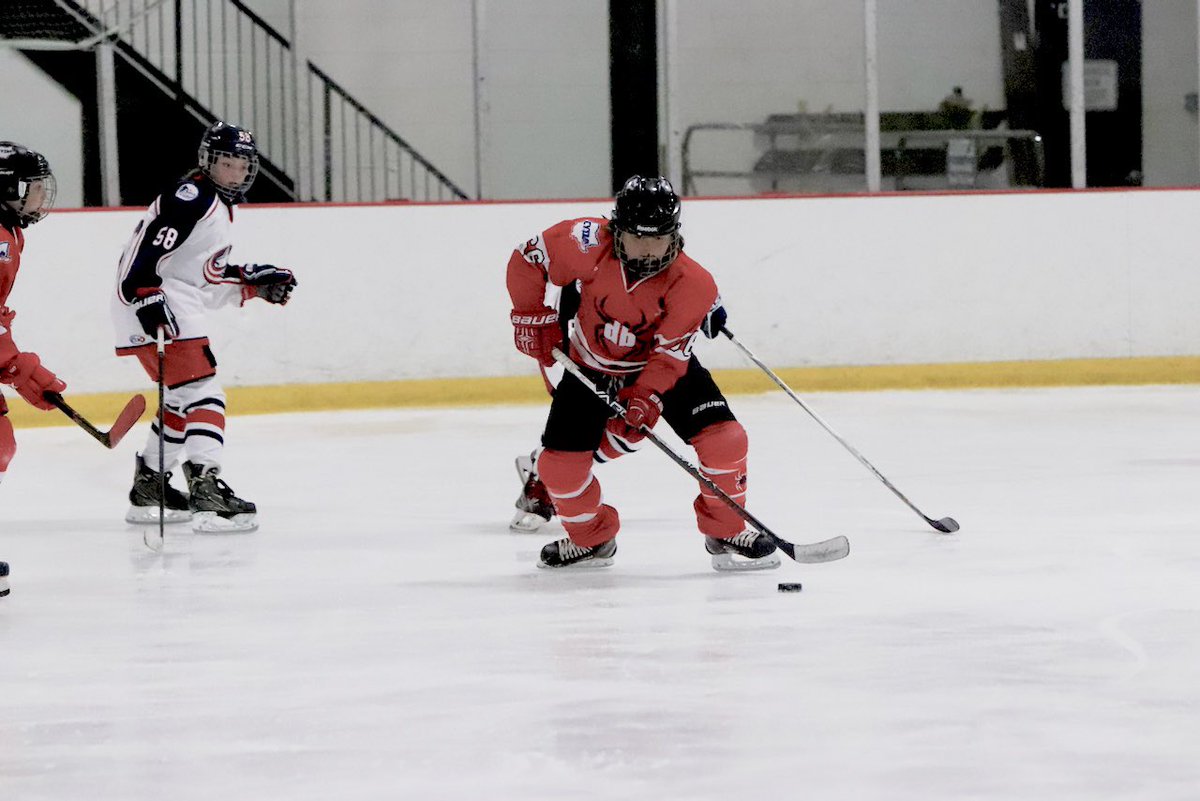FeverAlex's tweet photo. My 12yo peewee just got traded to #CBJ in return for @StingerCBJ and a 2024 7th round pick https://t.co/XSCK7M8Nqo