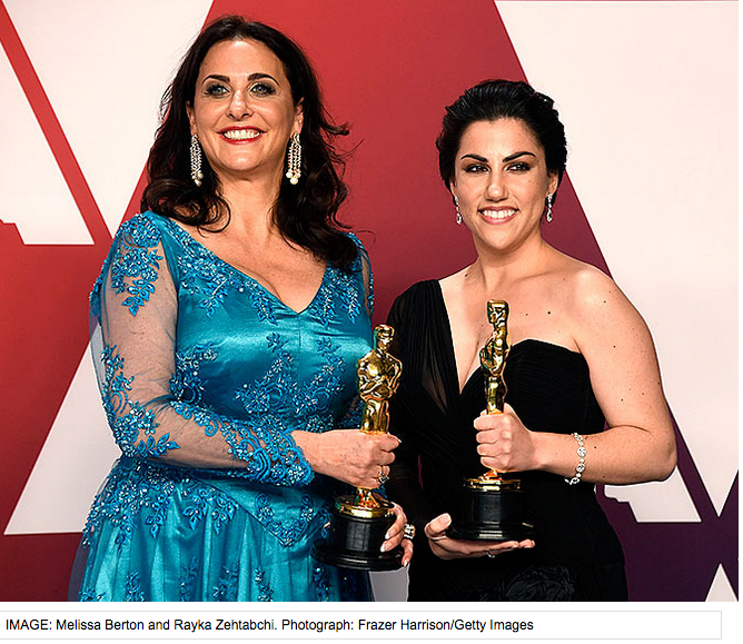 Congrats to our <a href="/USC/">USC</a> alums who won #AcademyAwards2019: Rayka Zehtabchi '16 (pictured, right) Ludwig Goransson '08 and John Ottman '88. <a href="/USCCinema/">USC School of Cinematic Arts</a> <a href="/USCThornton/">USC Thornton</a> 
ow.ly/lMa130nPwDz