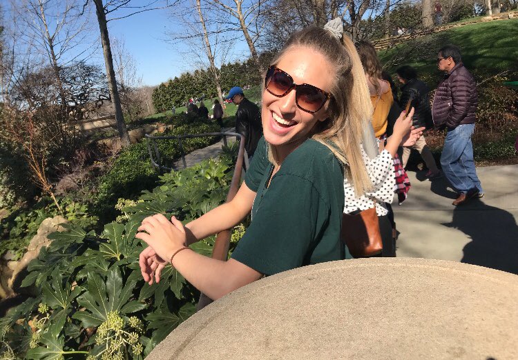 All of us right now because our President @hannahloew13 is returning from the President’s Academy in Texas today🤩🤩🤩