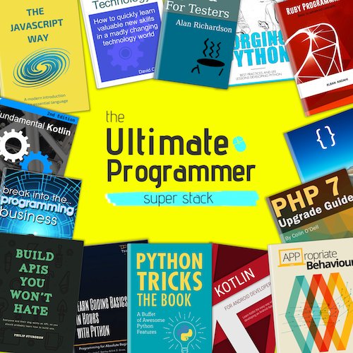 pycoders's tweet image. ⏰🐍Less than 24 hours left to get &quot;The Ultimate Programmer Super Stack&quot;—a coding book and courses bundle including Python Tricks: The Book, Mike Driscoll&apos;s Python 201, and 25+ other great resources. [with a sweet 90% discount] realpython.com/ssuperstack