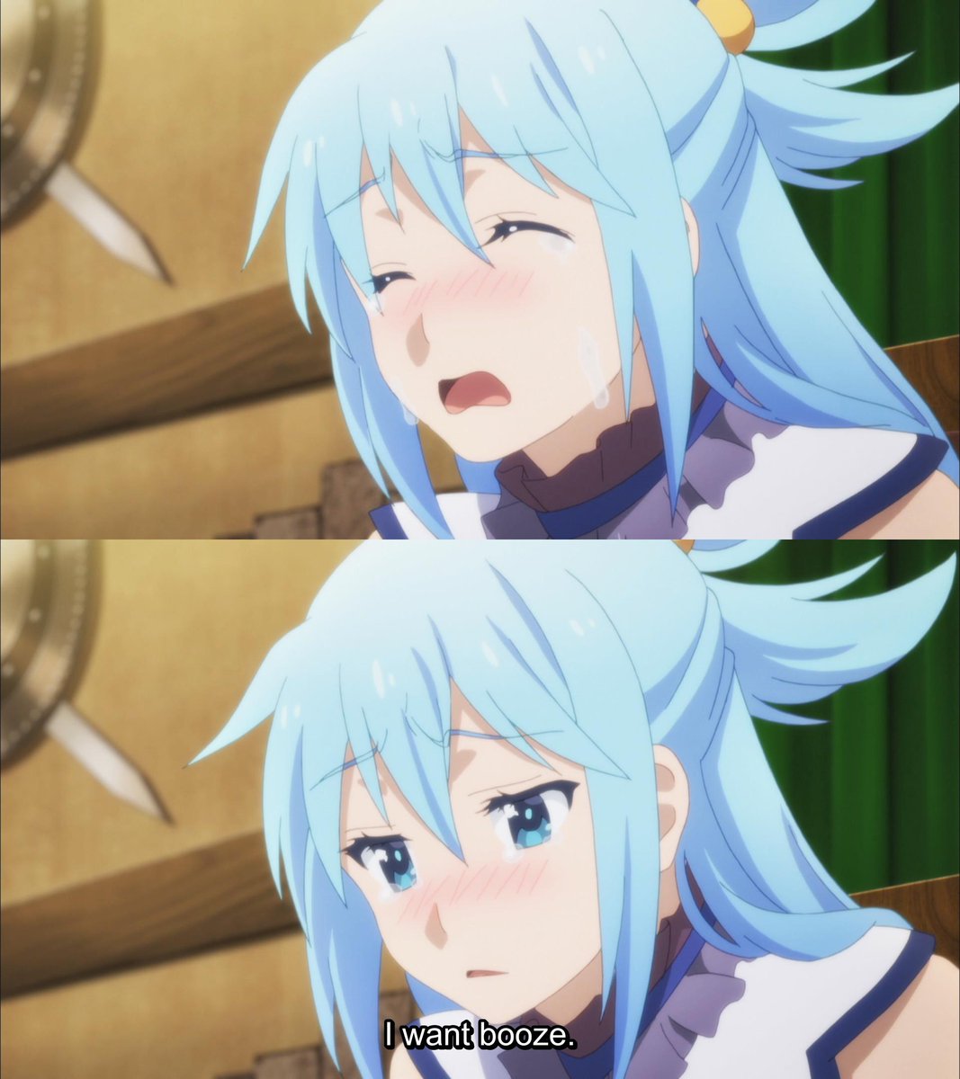 BestGirlAnime's tweet image. Sobbing Goddess 
#Konosuba
