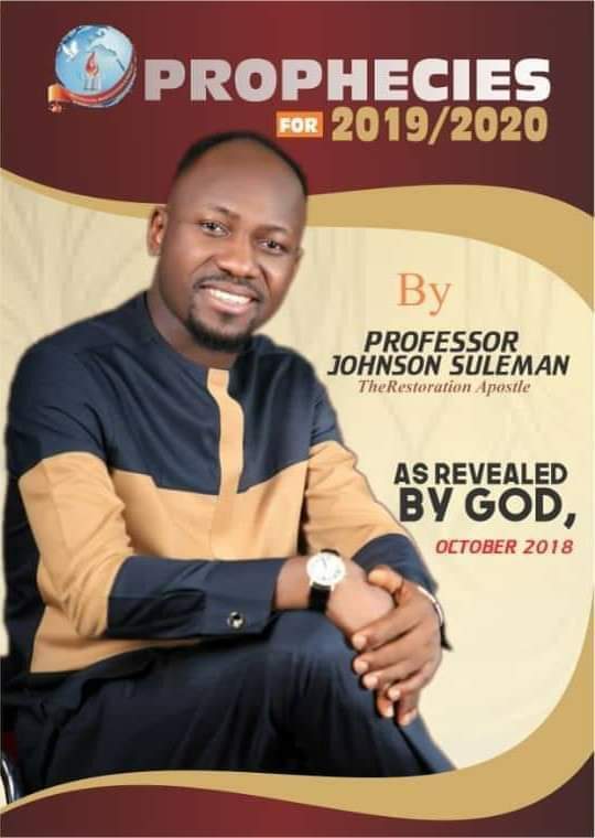ofmhamburg's tweet image. #TAKE_NOTE 

  Prophecy  NO. 3

2019 election -  100% rigged 

#The_Restoration_Apostle.
#Apostle_Johnson_Suleman.
#Prophecy_Confirmation.