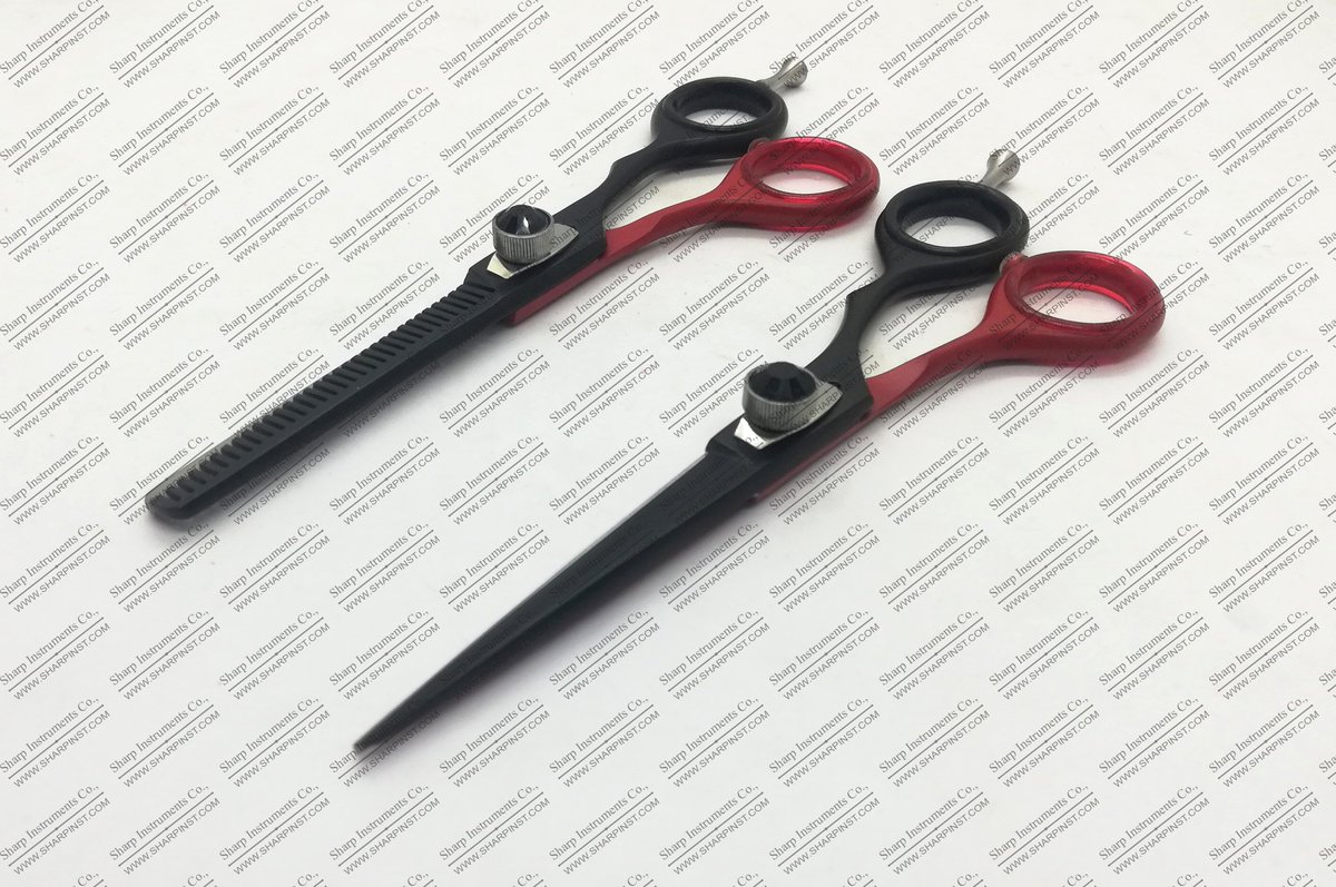 CompanySharp's tweet image. Professional Barber Hairdresser Scissors Set (Red &amp;amp; Black)
Whats App: 0092 310 7217420.
#sharpinst #scissors #barberScissors #Salon  #tapeinpliers 
#handtiedextensions #aquahairextensions #aquahair #handtied #naturalbeaded #hairextensions #modernbeauty #americansalon