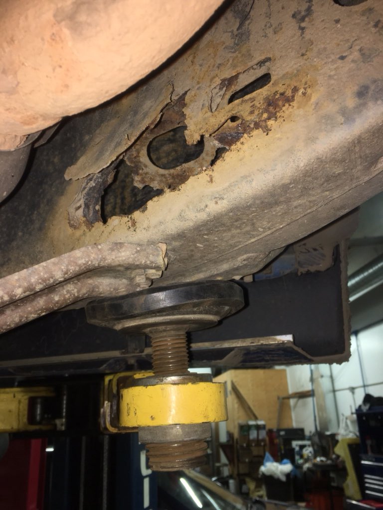 The_Foiz's tweet photo. @ToyotaCanada brought my truck in for the frame recall in Oct, told it would take 2 weeks to 2 months to get a frame in 
Spoke to assist manager at dealership and said my frame is another month away and I’m going to be responsible for items damaged not associated to the frame https://t.co/3YHd3WkeJG