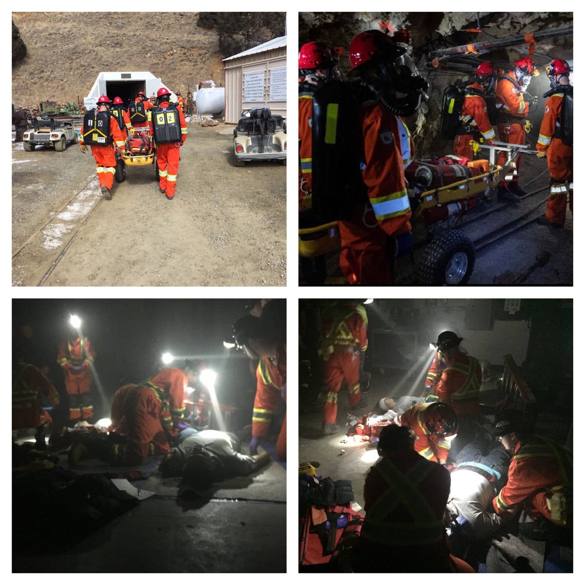 MineRescue_Ted's tweet photo. Big week @LaurentianMine Mine Rescue: 1st in U/G event @ international comp in Colorado, 3rd in MineRescue event at Canadian Mining Games, &amp; 8 recruits completed Student Mine Rescue Certification. Dedicating personal time to learning about mine emergency management #HireTheseKids https://t.co/9XogsJ7Bk3