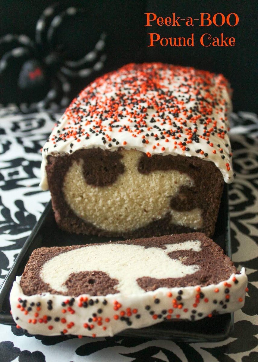 Ghoulia Childs On Twitter Peek A Boo Halloween Pound Cake Via