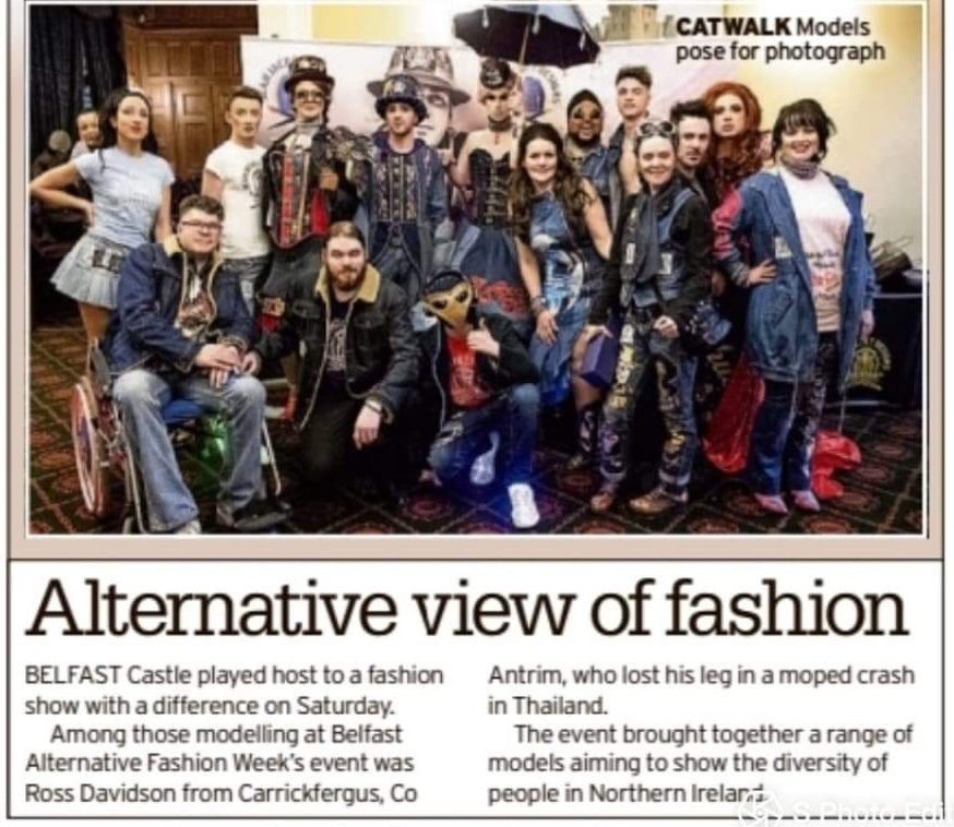 debbiefennella's tweet photo. Congratulations #JeanJacketDesigns for your awesome article in #DailyMirror with inspirational amazing #SkylerJett #Celebrity #Commodores #Singer #BAFW Shelley Rodgers &amp; Kieran Sherry CEO of #EqualMagazine  #BelfastCastle #BAFW #Fashionshow loved #Modelling for you! Thank you.. https://t.co/EYqIZeK5NC