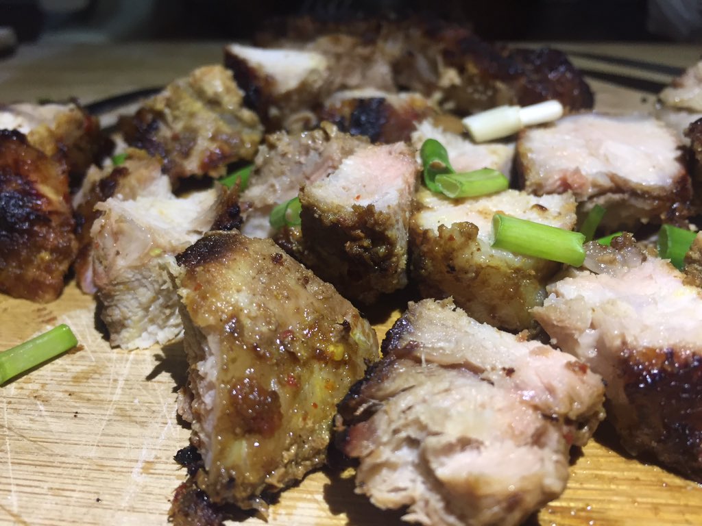 RikkiesPlaceGh's tweet photo. Pork chops diced are supposed to be juicy! Let’s us feed you at Rikkie’s .  #food 
Retweet and you might win a free meal this week 🥳👨🏾‍🍳 https://t.co/JIl8HEie91