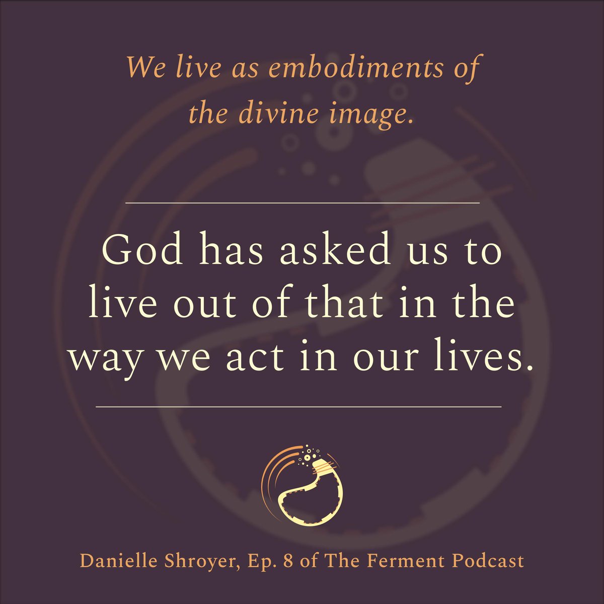 thefermentcast's tweet photo. @DGShroyer invites us to remember that it is our goodness as embodiments of the divine image that is primary and foundational to our being. Her vision is of a world where people's lives flow out of this conviction. https://t.co/VTZNxesivJ
Leave us a rating on iTunes! It helps :) https://t.co/webLKxfV6I