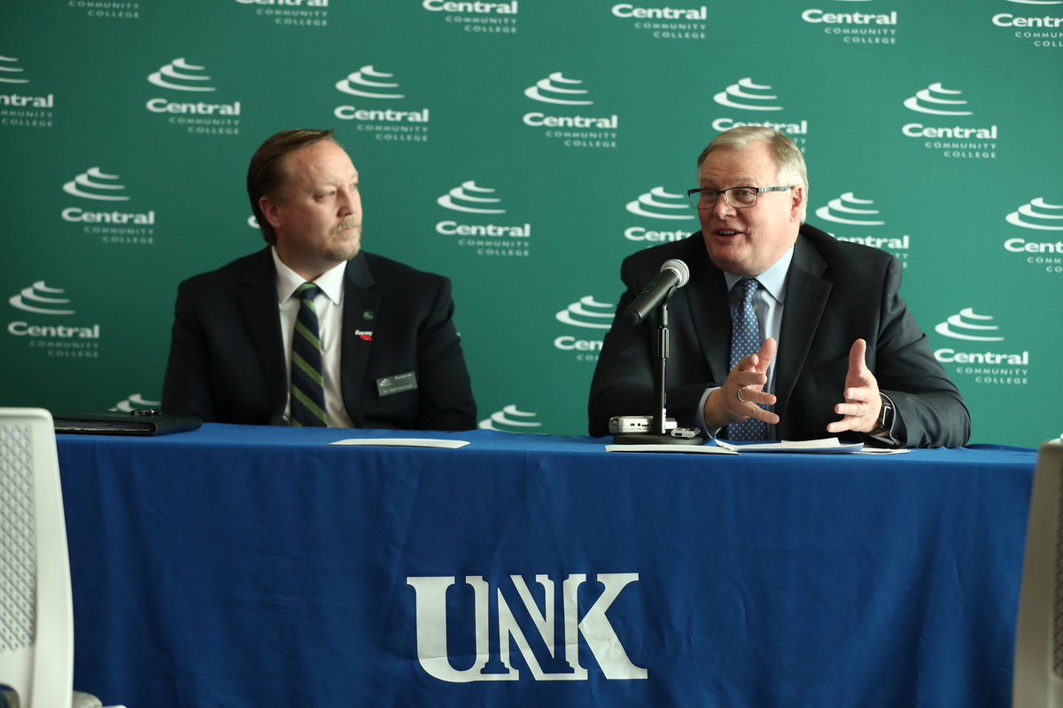 UNKearney's tweet photo. We are just underway at today’s announcement of #UNK @cccnebedu Pathway partnership https://t.co/XMxNLNZVDt