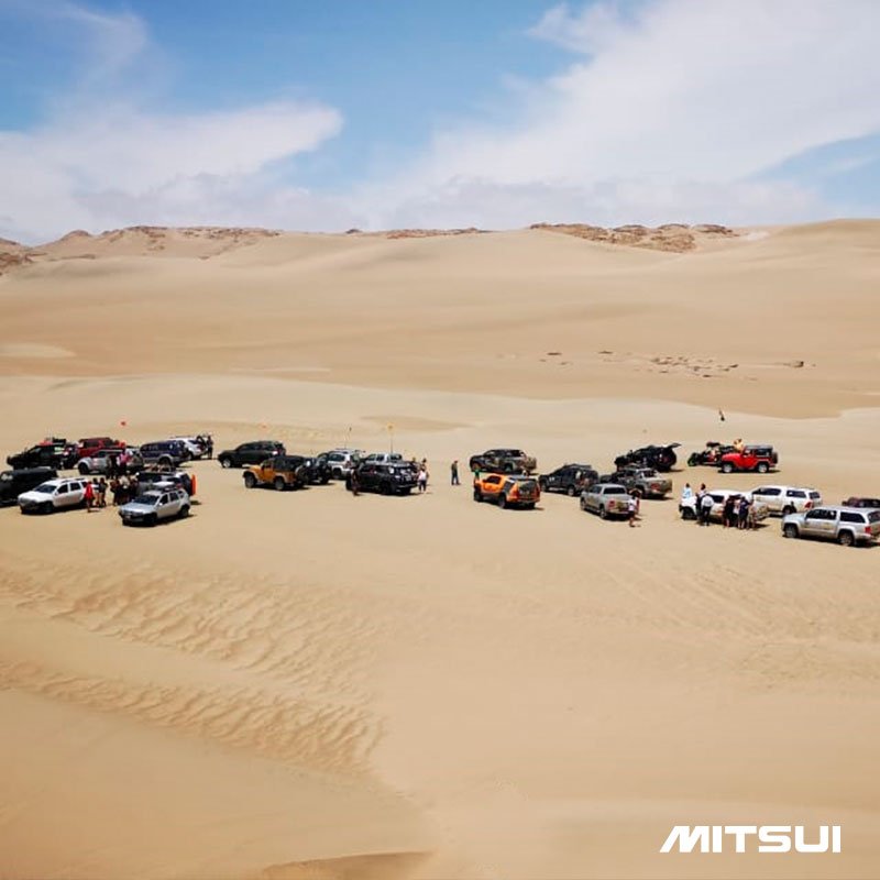 MitsuiOficial's tweet photo. Les dejamos con las mejores fotos de la hermandad 4x4 Perú - Argentina en Duna Grande.  #Mitsui #Toyota #dobletraccion #landcruiser https://t.co/Thrwngy3WA