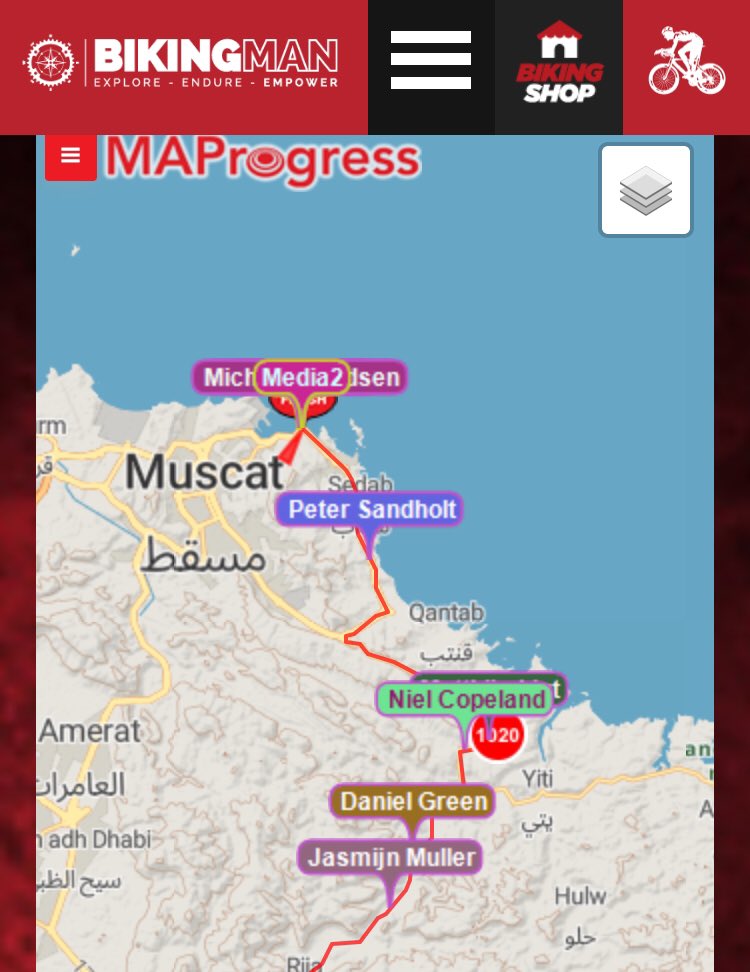 TrafalgarWay's tweet image. Go @JasmijnMuller1 less than 30 @BikingMan_Ultra #Oman K’s to go! #dotwatching #dotwatcher 🚴🏻‍♀️💨
