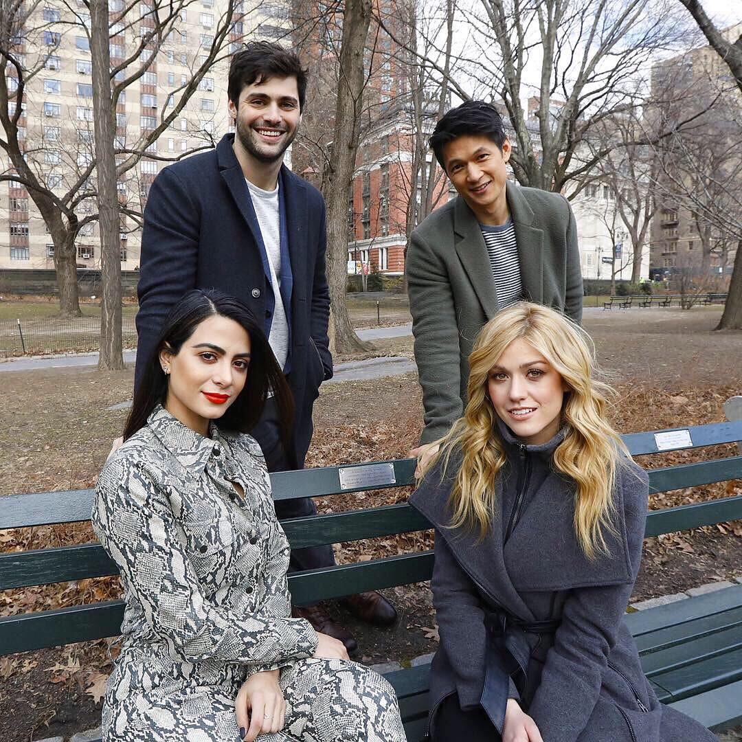 ShadowhuntersTV's tweet photo. Today we unveiled a very special bench in Central Park. 
We dedicate this to you, #ShadowFam. To the #ShadowhuntersLegacy. 🖤 https://t.co/8BsKreBZiC