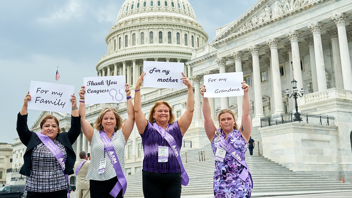 There's still time to join 1,000+ advocates from across the country in Washington, D.C. for an inspiring three-day event to advance policies to improve the lives of those affected by dementia. Register for #alzforum at alz.org/forum. #ENDALZ