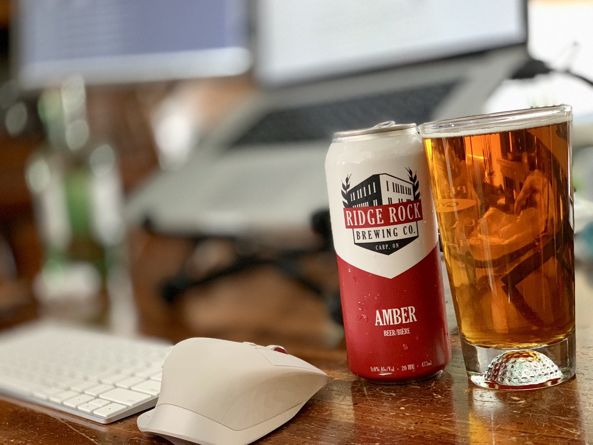 Shout out to <a href="/RidgeRockBrewCo/">Ridge Rock Brewing Company</a> for providing this afternoon’s remote programming beverage.