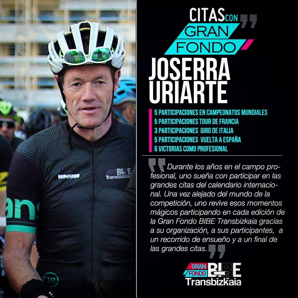 bibebike's tweet photo. 💬 "CITAS CON GRAN FONDO: JOSERRA URIARTE"
📣 Un clásico de la primera fila bajo el arco de salida.
💥 Joserra Uriarte, protagonista de la historia del ciclismo vasco, comparte su "Cita con Gran Fondo".
👍 Eskerrik asko Joserra.
✍️ Inscripciones: https://t.co/BWLZYsMavH https://t.co/cMwlsiqt3H