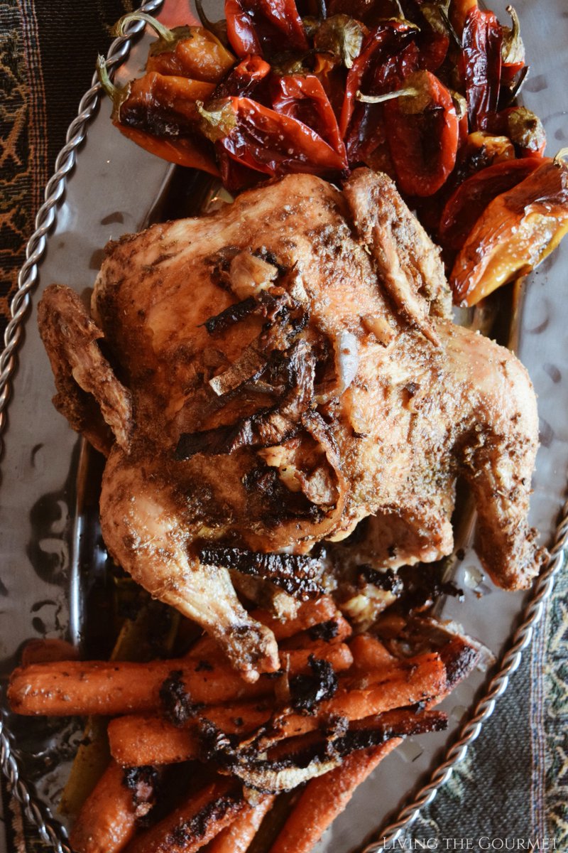New on #LTG: Nothing compares to a classic roast chicken. Today, we're breaking down the basics to the perfect roast and serving it alongside poivrons and carrots for a hearty winter dish. livingthegourmet.com/2019/02/roast-… #foodporn