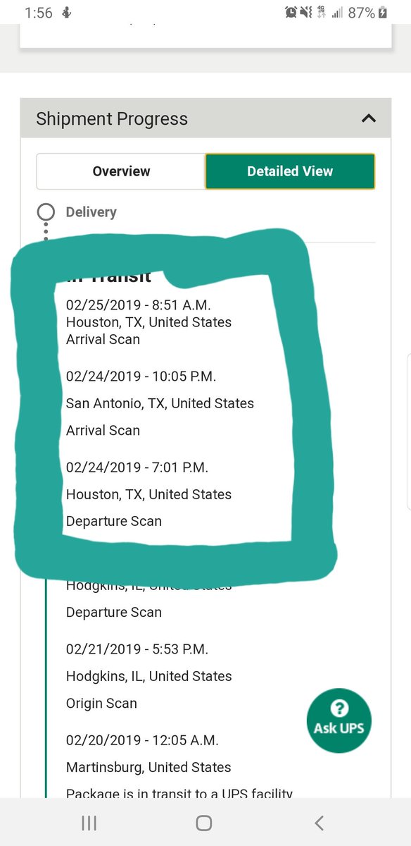 jenbenavides22's tweet photo. @UPS not good. https://t.co/IcWbCUGjIQ
