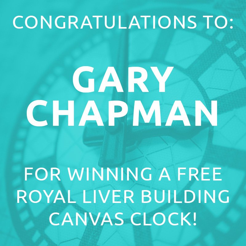 🎉 COMPETITION WINNER 🎉

We are happy to announce our lucky competition winner who has won one of our exclusive Royal Liver Building Canvas Clocks!

Congratulations to <a href="/chapo71/">c</a> !

We will be revealing a special offer tomorrow as a thank you to all participants! Stay tuned!