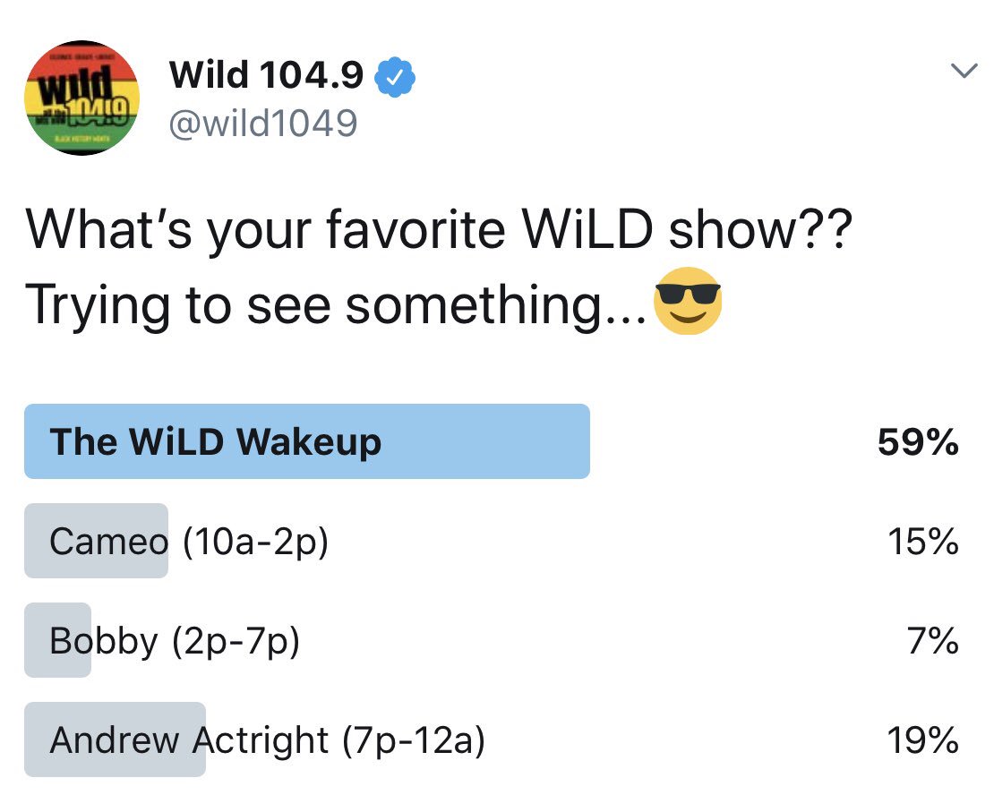 OKC_Bobby's tweet photo. Sooooo....I received the WiLD Lifetime Achievement Award on Friday and by Monday I’m least favorite show!!?! Maaaaan life’s a roller coaster 😂 https://t.co/62qVVbLLi4