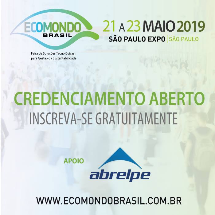 Abrelpe's tweet photo. Pessoal, em maio tem mais uma edição da Ecomondo Brasil, com o apoio da Abrelpe. Além da Feira, o evento contará com palestras, debates e rodadas de negócios. O credenciamento é gratuito e já pode ser feito em: https://t.co/IrOHeOABxr https://t.co/wEf80GlQMZ