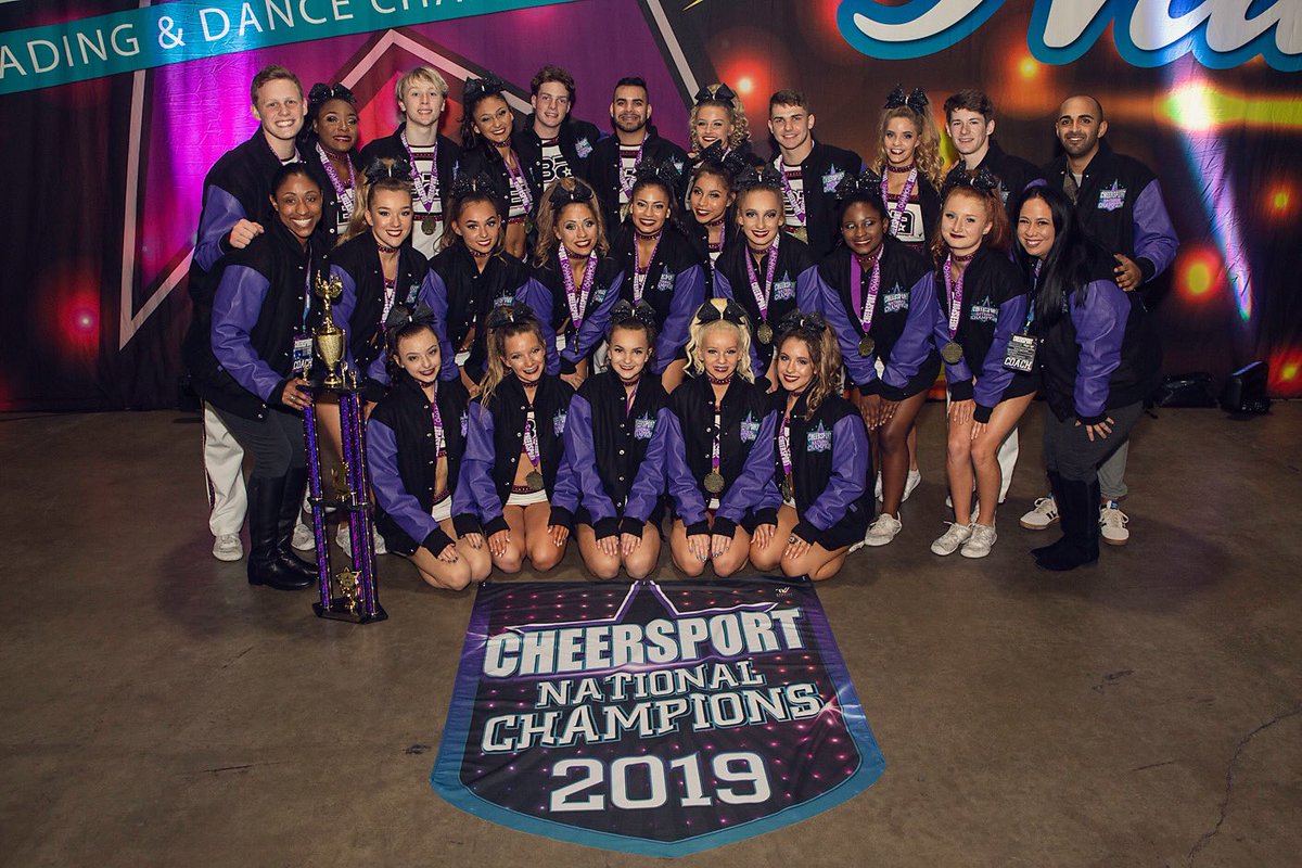 BrandonSrBlack's tweet photo. 2019 Cheersport National Champs! https://t.co/tygFIW4YYB