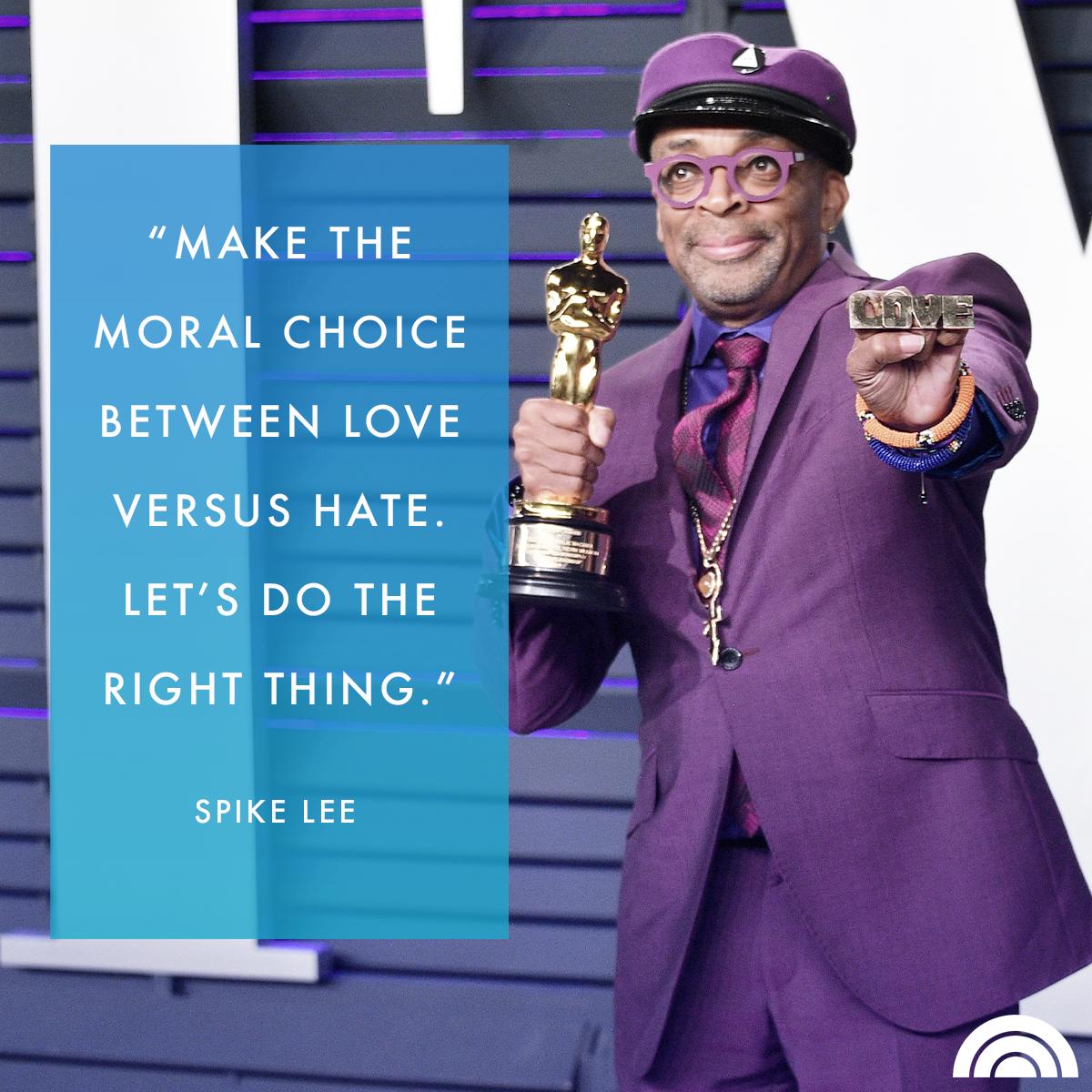 Congratulations to Spike Lee on his first #Oscar win. #MindfulMonday