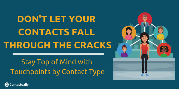 We know it takes multiple touch-points to convert a #lead, to reach a current #client, and to stay connected to your sphere. Learn how #Contactually keeps you close to your #network --&gt; contactual.ly/2ImIzJk