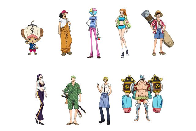 One Piece Debuts New Straw Hat Pirates Costumes in Full Color