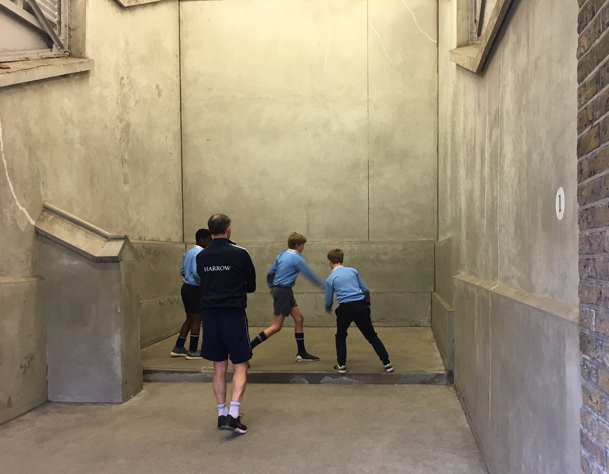 dalessport's tweet photo. The 1st XII were treated to a rugby, fives and racquets coaching masterclass today, superbly hosted by @harrowschool Many thanks! #tipsandtricks #lookingtoimprove https://t.co/NysmGwTChv