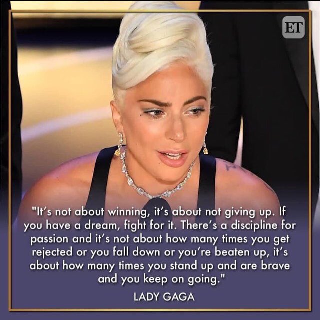 FeisTweets's tweet photo. Preach Gaga👏🏻 “It’s not about WINNING, it’s about not giving up.” ☘️ Hard work and perseverance will pay off. These words are so true. Keep pushing yourself...keep working...don’t give up...give 110%...ALL IN ☘️ #GoTeamMAR #MARsuperstar #IrishDance https://t.co/qsgg5J1ftD