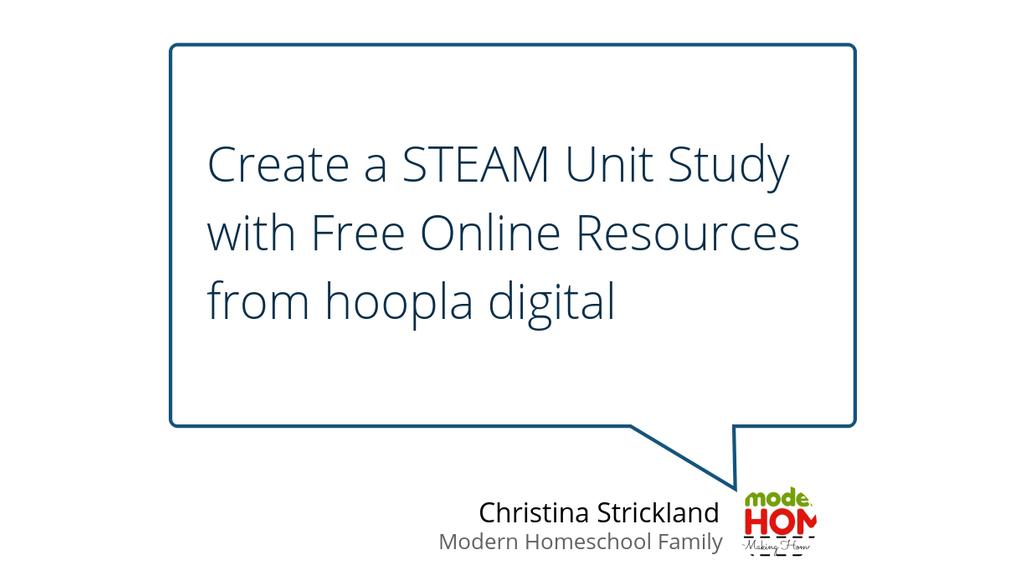 ModernHSFamily's tweet photo. "Here's how I put together fun #STEAM unit studies together, easily, with @hoopladigital " https://t.co/BZqSW9W8dX #STEAM #Homeschool #STEAMLearning #UnitStudy #Onlinelearning #ScienceTechnologyEngineeringAndMathematics #Sponsored https://t.co/4gTTFkrfHt