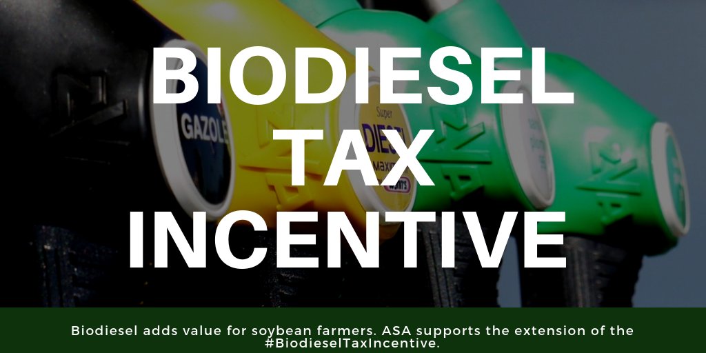ASA_Soybeans's tweet image. #Farmers, consumers, truckers, and blenders all benefit from biodiesel and the ASA asks Congress to support the #BiodieselTaxIncentive, which lowers prices for truck drivers and in turn consumers.
