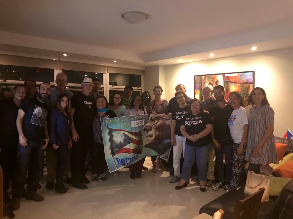 OurRevolutionPR's tweet photo. #BernieCNN #Bernie2020 @OurRevolutionPR  👏🏻❤️🇵🇷 https://t.co/sevI8C7Kdi