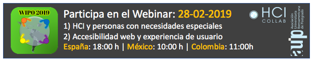CollabHci's tweet photo. La red #HCI_COLLAB invita a los Webinars de Febrero.

https://t.co/tVsbQzR9qm https://t.co/rb0tywQ90h