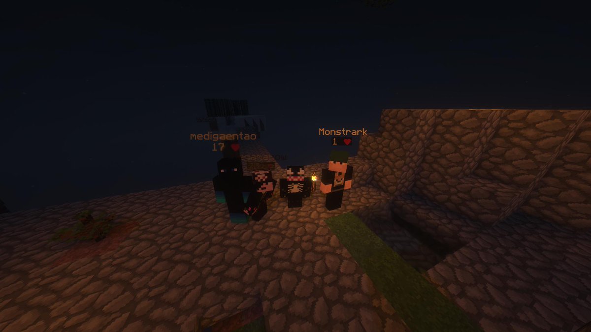 b4lsalm's tweet image. @VenomExtreme @Feromonas_  @monark
eu e uns amigos estavamos jogando minecraft decidimos mudar as skins pra ficar igual a dos aventureiros