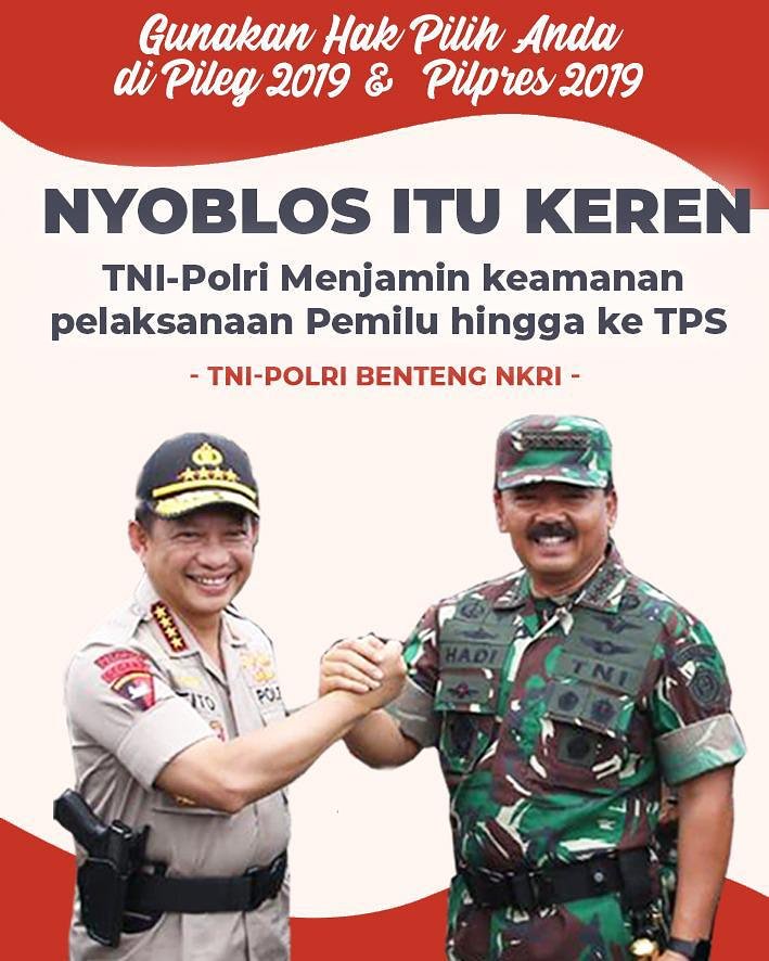 BruceBanner1171's tweet photo. #NyoblosItuKeren
#TniPolriBentengNKRI https://t.co/OVDojjU39X