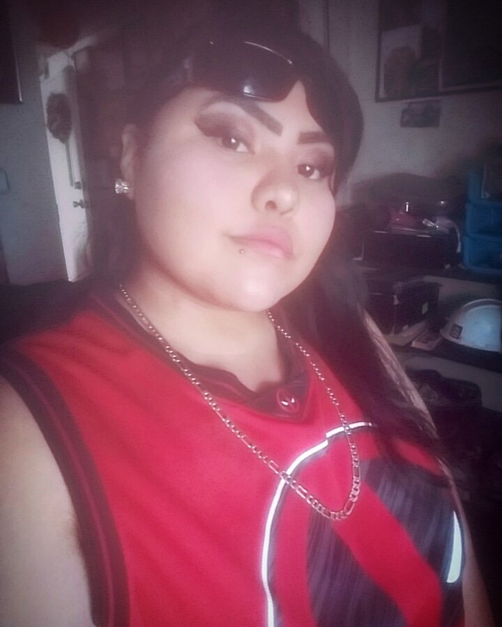 blue50513's tweet photo. I luved this look! 😍 watchu think?? ❤❤ #Deadpool #RockinIt https://t.co/Y5OdpiH87Z