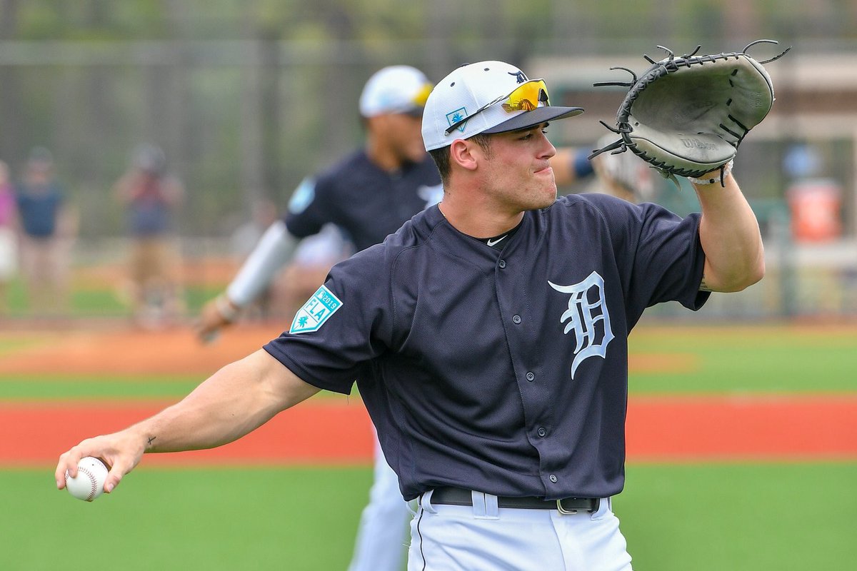 EmilyCWaldon's tweet photo. In case anyone was curious, Brady Policelli’s forearms showed up to #Tigers camp in the best shape of their life. 

(Pc: Tom Hagerty) https://t.co/MOMw4wtKBA