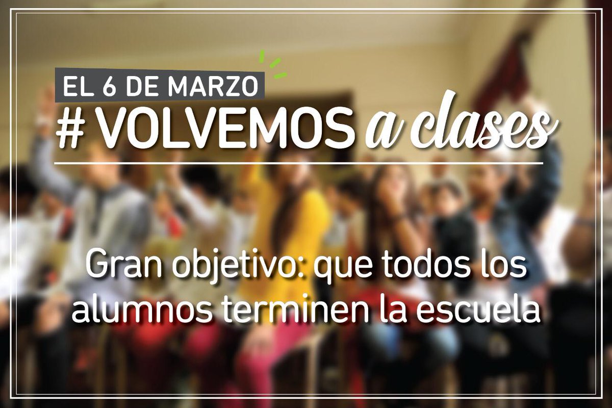 adriana_frega's tweet photo. #cadadiacuenta Sabias que el 50% de los chicos no terminan el nivel secundario? Por ellos el 6 de marzo #VolvemosAClases https://t.co/InjyLsaf3J