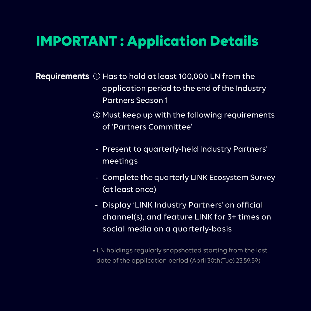 finschia's tweet photo. #LINKIndustryPartner is officially launched and we're looking for partners to expand #LINKEcosystem together.
Will you be interested in joining LINK Team as our Industry Partners?
Find out at https://t.co/WitnzF4B98 https://t.co/hwbKZhgJoO