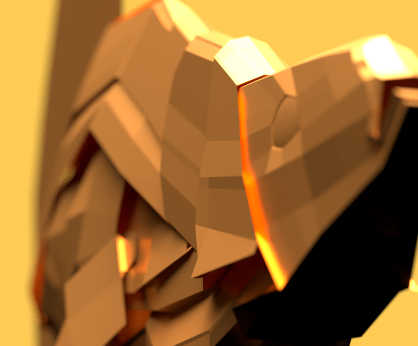 RFTobar's tweet photo. fish wip. #lowpoly #digitalart #fishart #octanerender #3dart #modeling #wip #digitalorigami #fish #animalart #lightwave3d https://t.co/pIeNTiBC2N