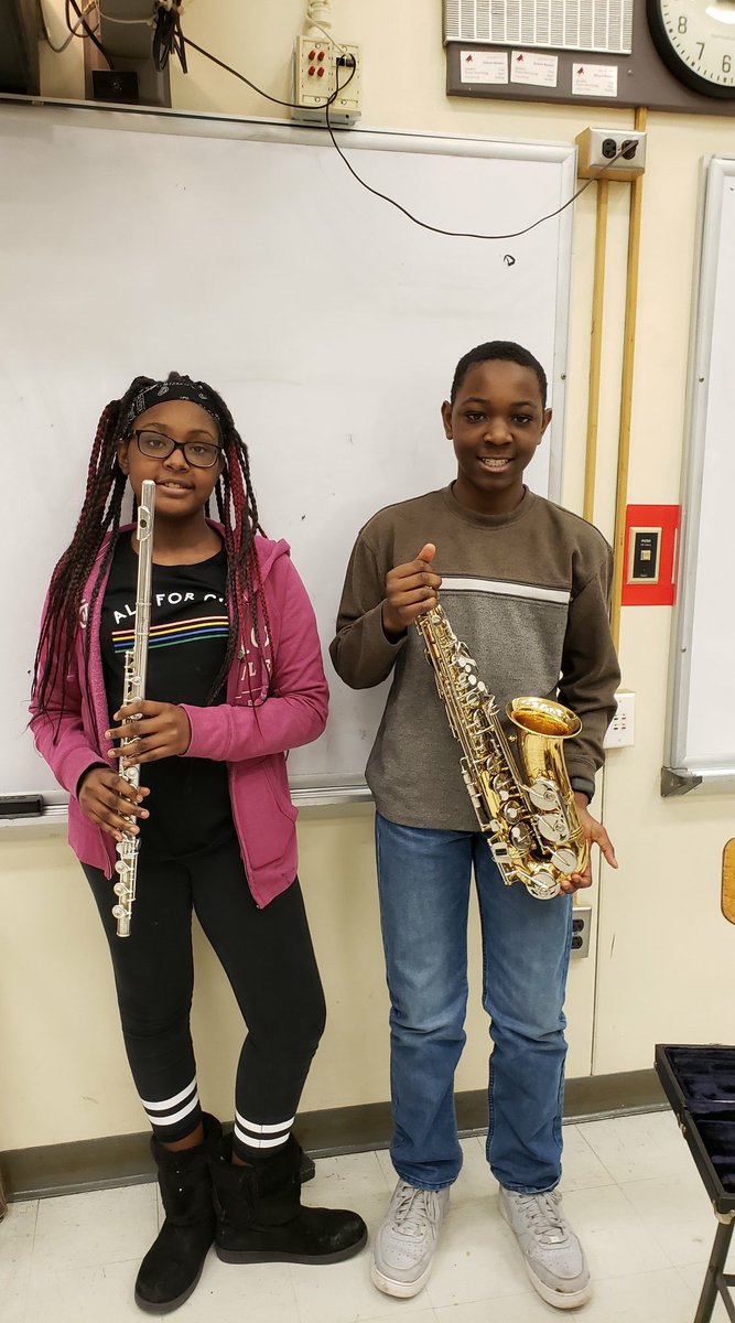 euclidschools's tweet photo. Kiauna and Asu represented @euclidschools and @EuclidCentral at the District Seven Honors Band Concert in Mentor last week! 

#EuclidMade #OurEuclid #TheCentralExperience https://t.co/oQ6oO9ymT5