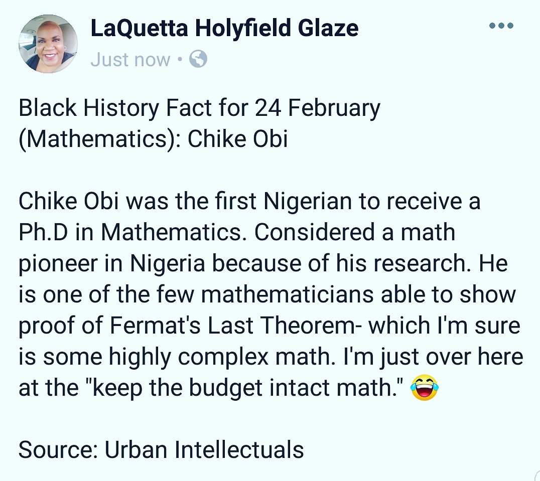 Black History Fact for 24 February: Chike Obi