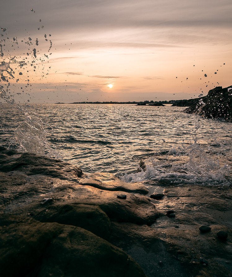The surface sparkles as the setting sun casts rays of light, dancing across the ripples of the sea like laughter, joy, beautiful unbridled. Yet in it's depths where light cannot penetrate the darkness and weight can swallow one whole.