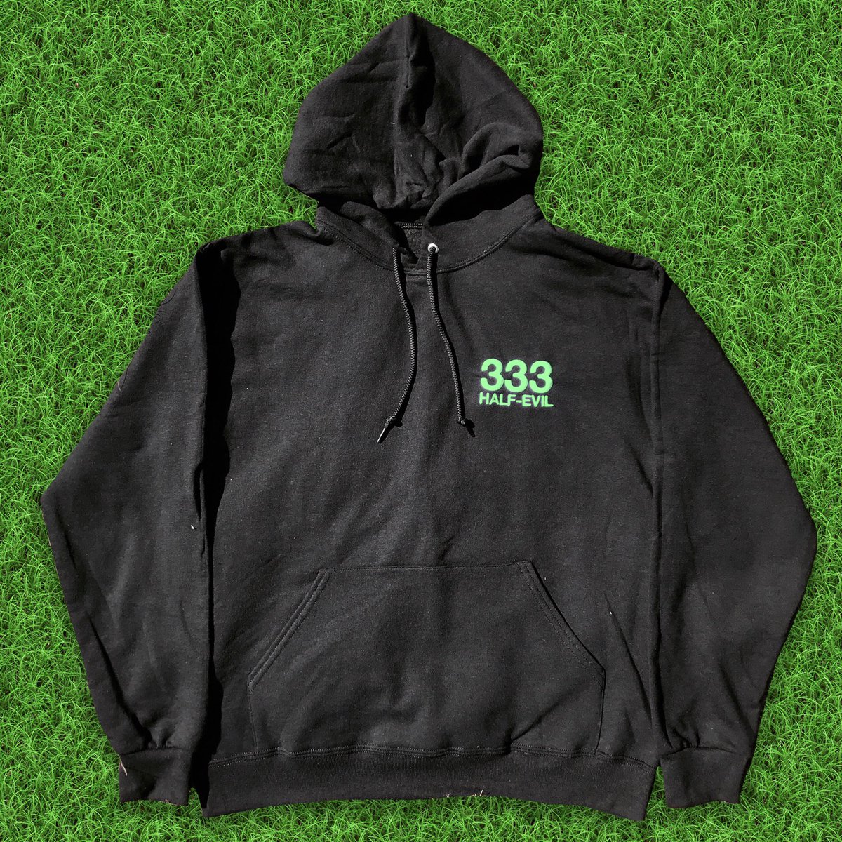 Glow In The Dark Embroidered Tiny Logo Hoodie Now Available Online!